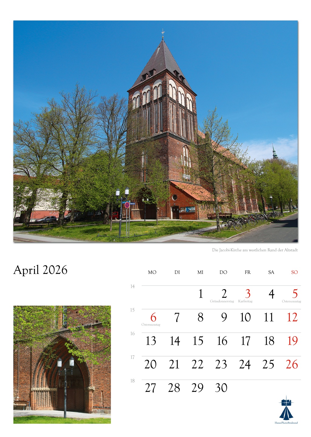 Die Jacobi-Kirche am westlichen Rand der Altstadt