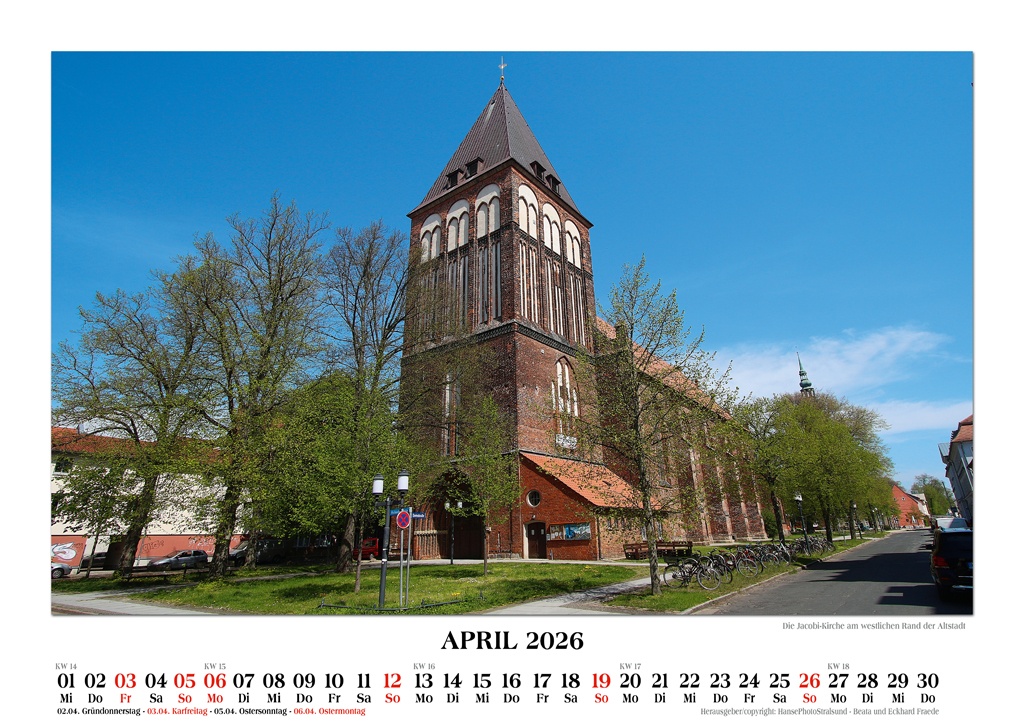 Die Jacobi-Kirche am westlichen Rand der Altstadt