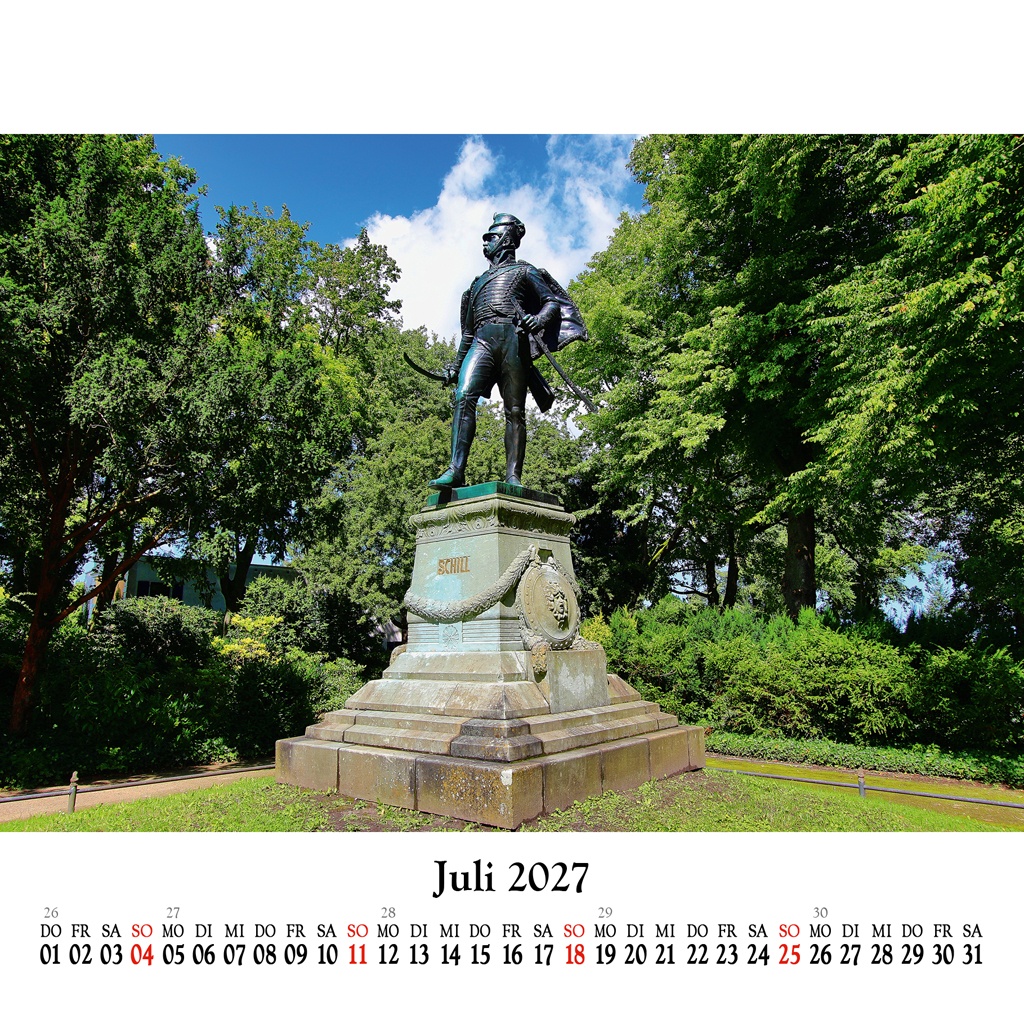 Das Denkmal zu Ehren von Ferdinand v. Schill und seinen Waffengefährten