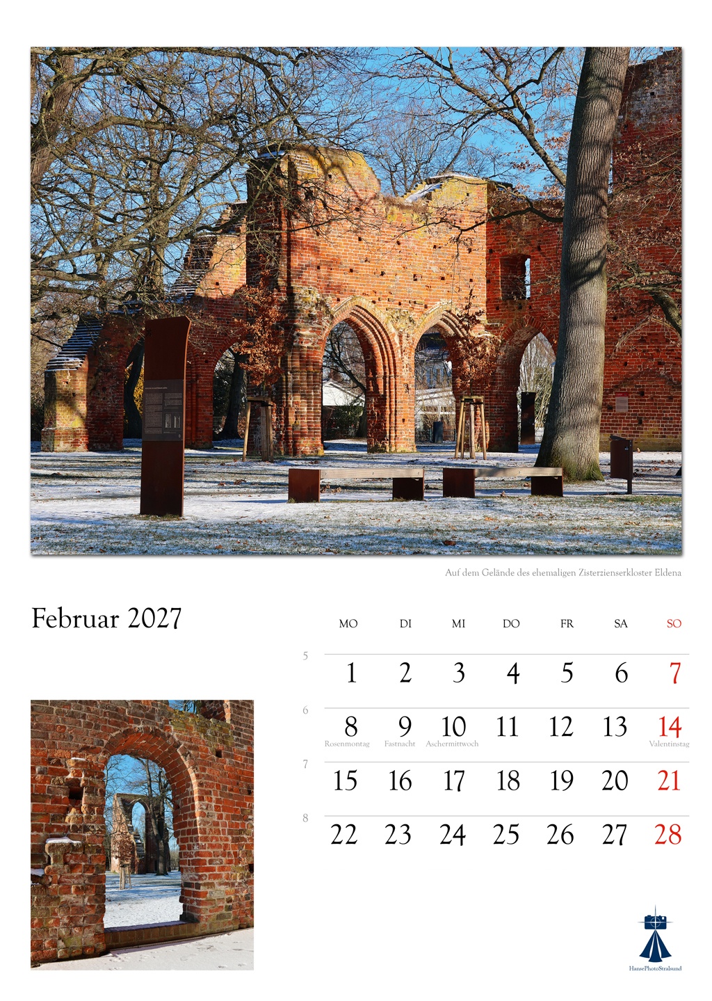 Auf dem Gelände des ehemaligen Zisterzienserkloster Eldena