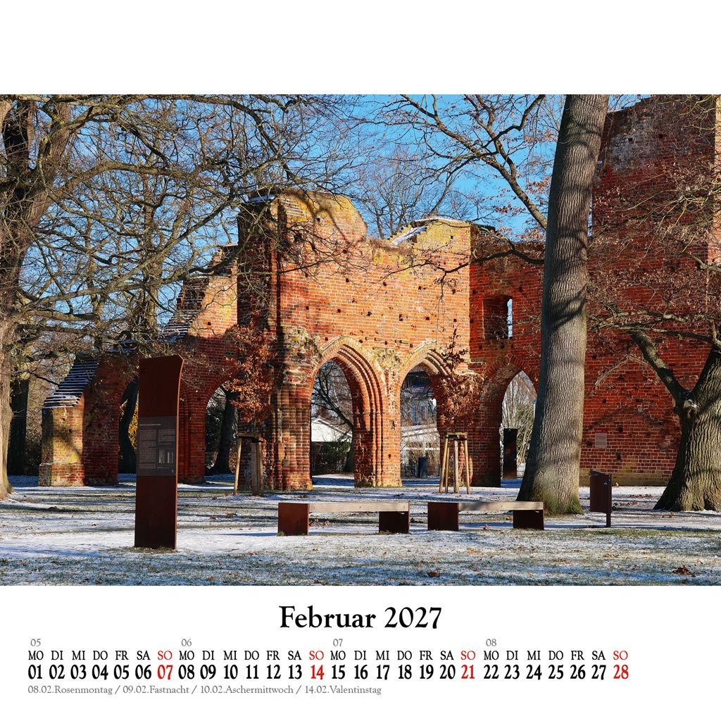 Auf dem Gelände des ehemaligen Zisterzienserkloster Eldena