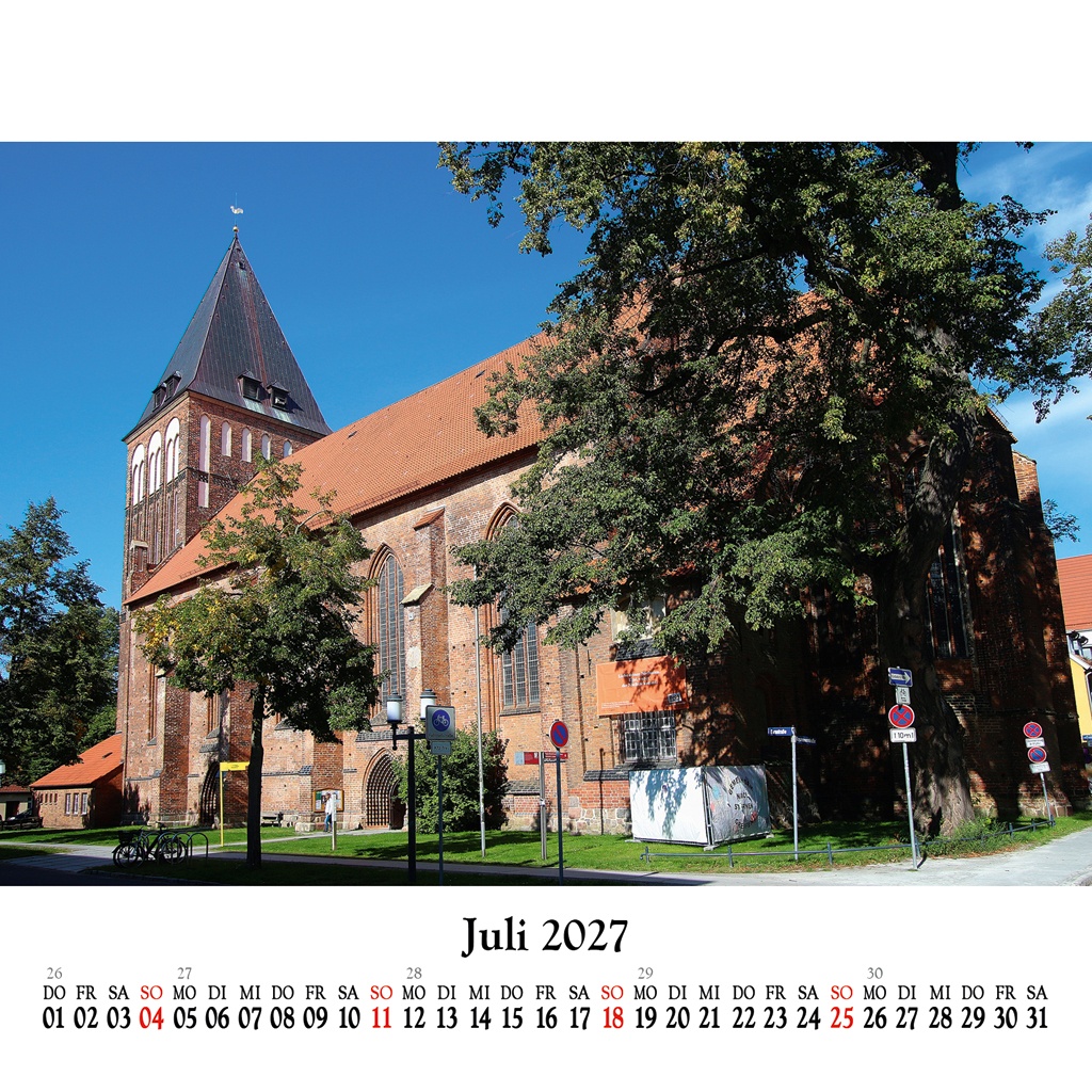 Die St.-Jacobi-Kirche am westlichen Rand der Greifswalder Altstadt