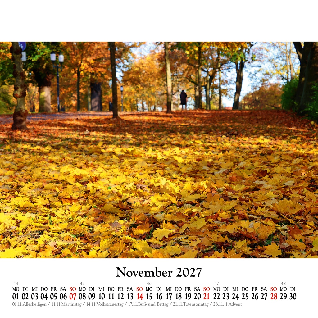 Herbststimmung auf dem Greifswalder Wall
