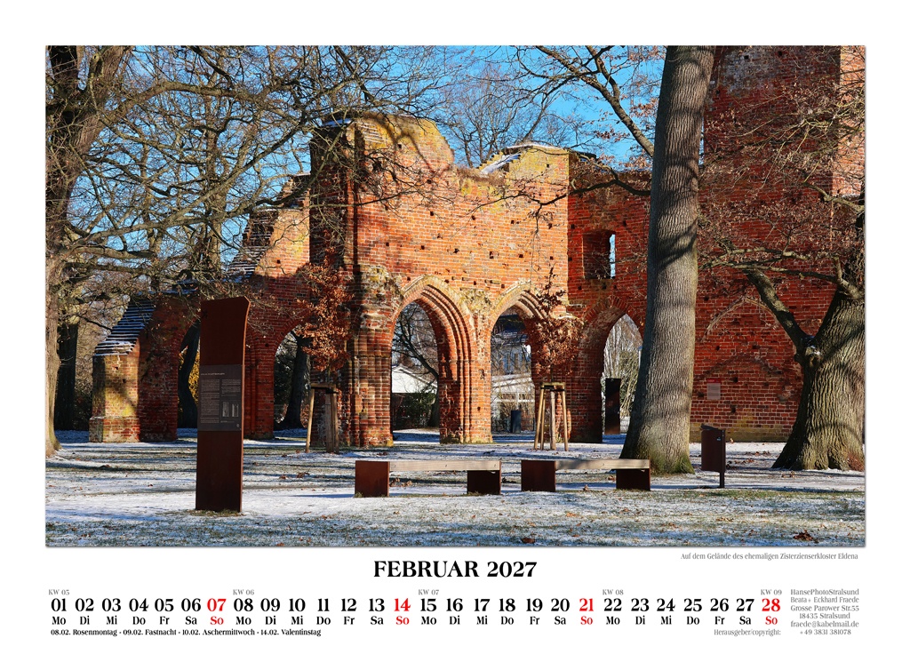Auf dem Gelände des ehemaligen Zisterzienserkloster Eldena