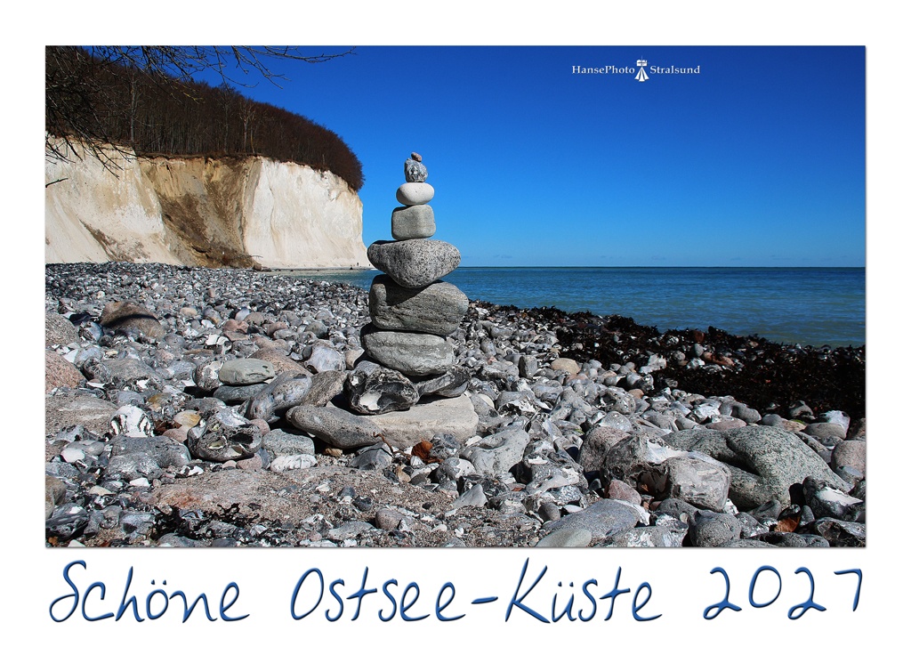 Kreideküste der Stubbenkammer auf Rügen