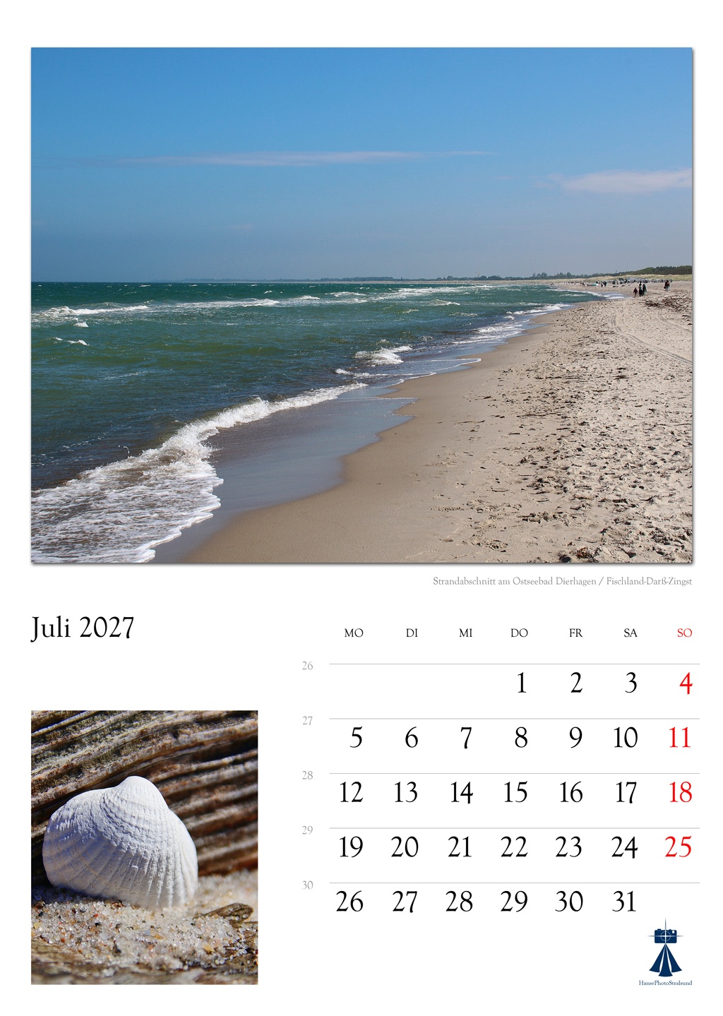 Strandabschnitt am Ostseebad Dierhagen / Fischland-Darß-Zingst