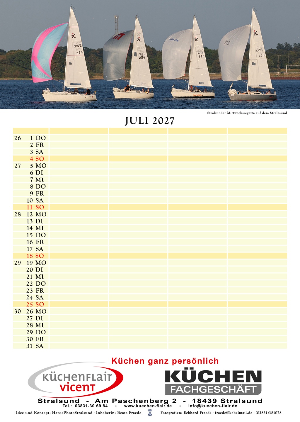 Stralsunder Mittwochsregatta auf dem Strelasund