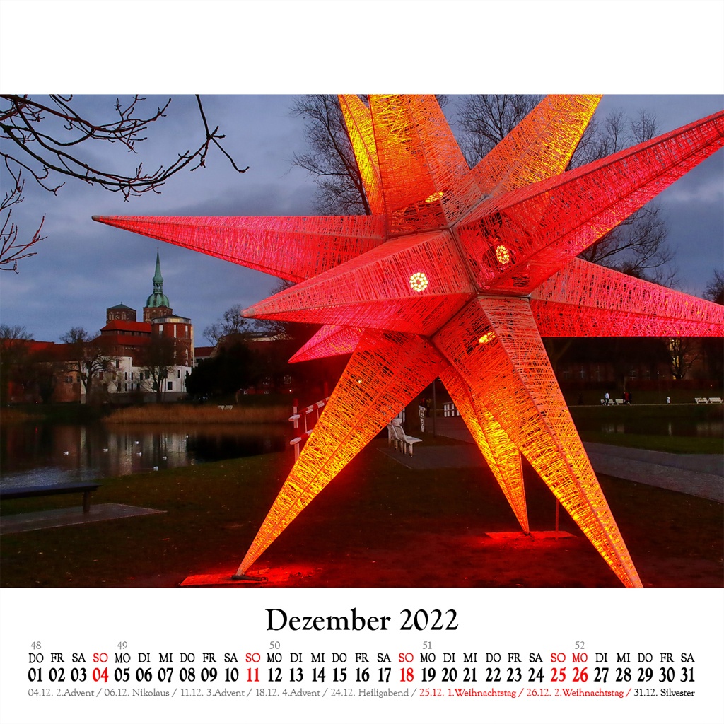 Stralsund wird Stadt der Sterne – weihnachtliches Licht an verschiedensten Orten