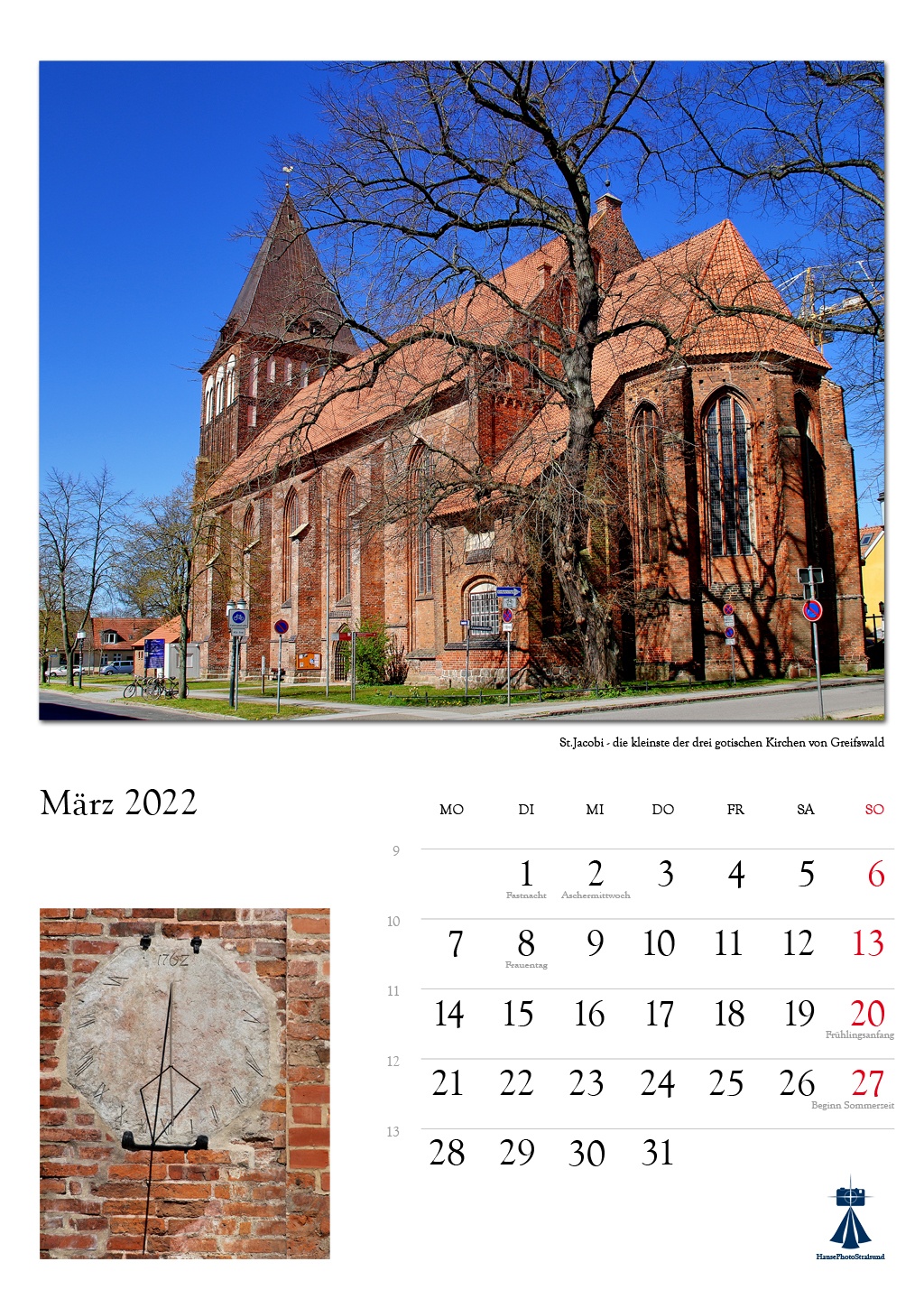 St.Jacobi – die kleinste der drei gotischen Kirchen von Greifswald