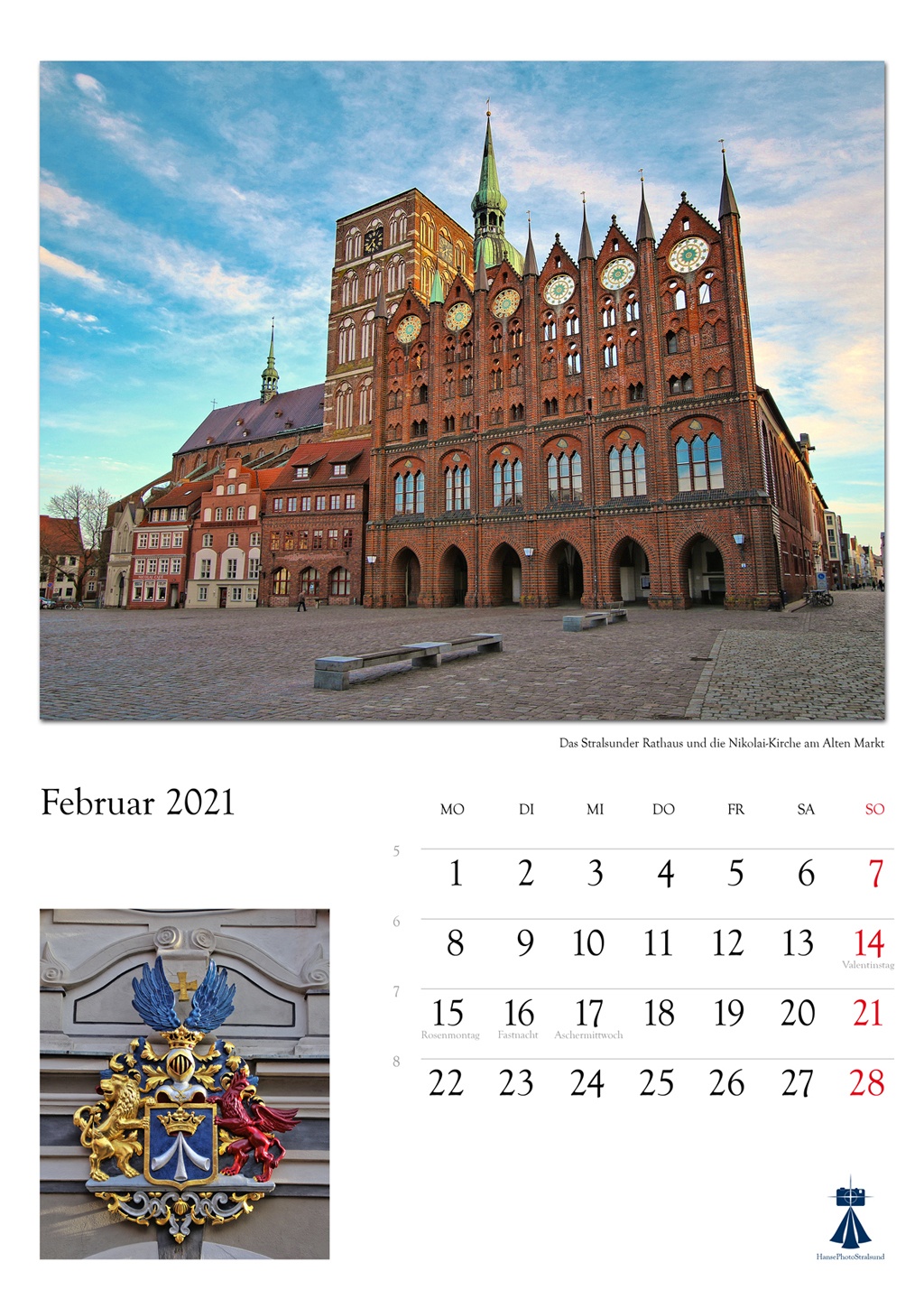 Das Stralsunder Rathaus und die

Nikolaikirche am Alten Markt
