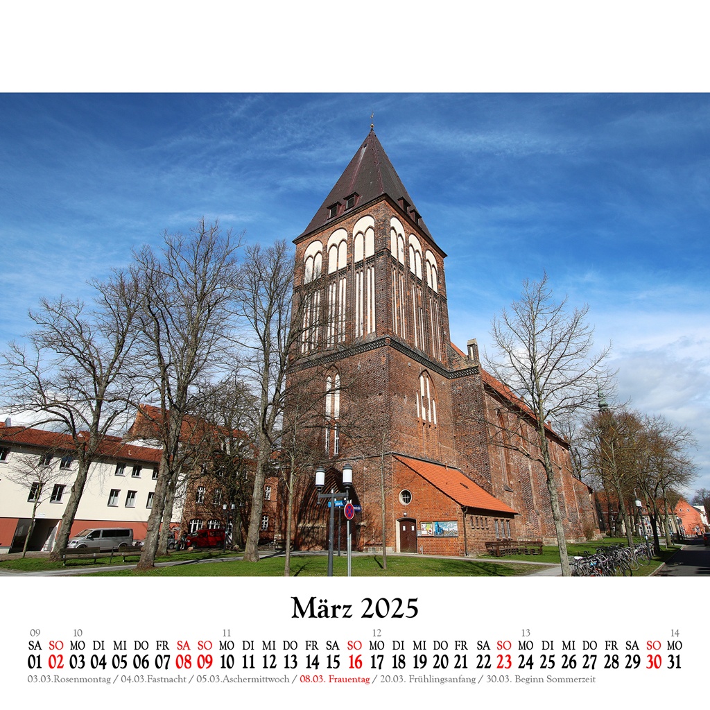 Die St.-Jacobi-Kirche in der Greifswalder Altstadt geht auf einen Ursprungsbau von 1280 zurück